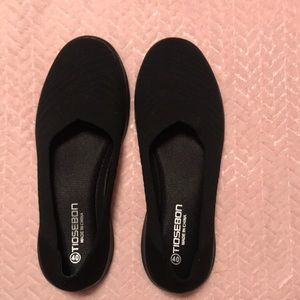 Black slip on shoes